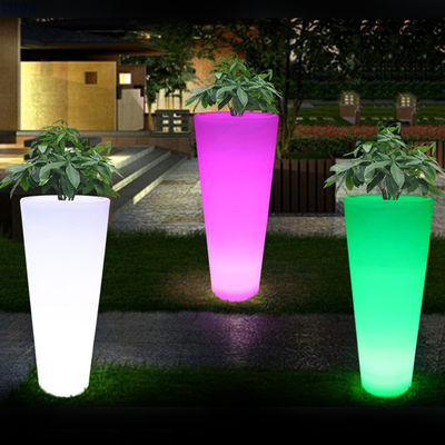 Triển lãm nồi hoa rực rỡ nồi cây vườn màu sắc rực rỡ nồi cây trồng nhựa đèn sàn cho bữa tiệc thuê