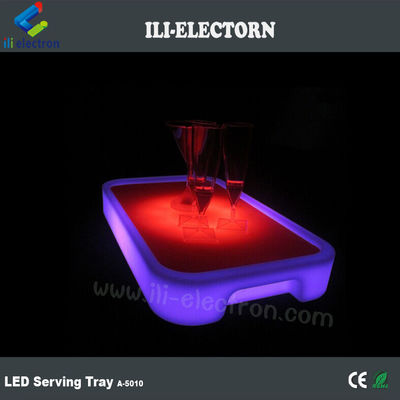 Câu lạc bộ tiệc sử dụng điều khiển không dây thay đổi màu sắc chiếu sáng điện phục vụ khay
