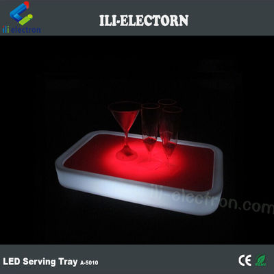 Câu lạc bộ tiệc sử dụng điều khiển không dây thay đổi màu sắc chiếu sáng điện phục vụ khay