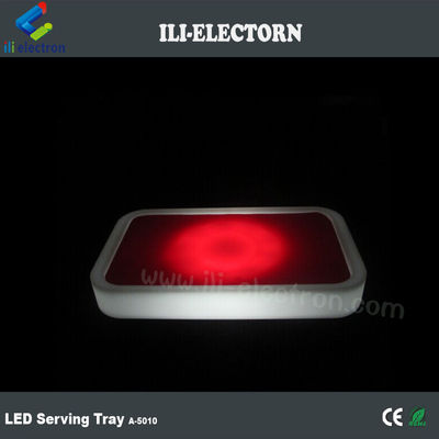 Câu lạc bộ tiệc sử dụng điều khiển không dây thay đổi màu sắc chiếu sáng điện phục vụ khay