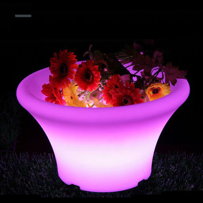 PE nhựa 16 màu thay đổi trang trí Giáng sinh đèn LED đèn hoa nồi điều khiển từ xa đa chức năng