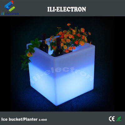 Đường PE nhựa chiếu sáng LED xô / LED nồi hoa / máy trồng hoa