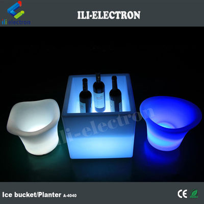 Đường PE nhựa chiếu sáng LED xô / LED nồi hoa / máy trồng hoa