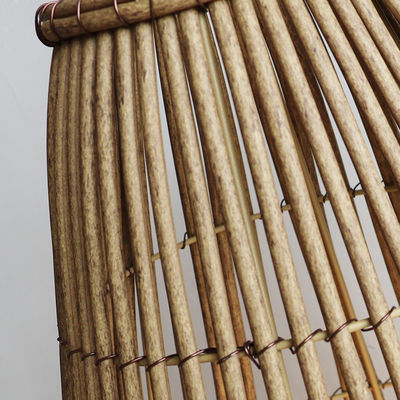 Phong cảnh đèn lồng ngoài trời Rattan đèn dệt đan dây chuyền sạc lại