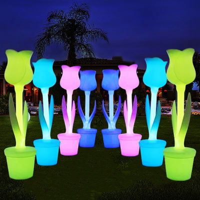 Đèn sàn hoa hoa tulip ngoài trời chống nước nhựa đứng 50000 giờ tuổi thọ