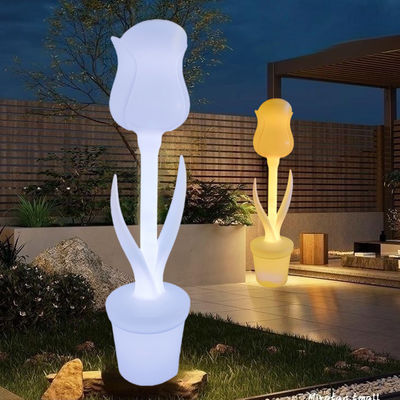 Đèn sàn hoa hoa tulip ngoài trời chống nước nhựa đứng 50000 giờ tuổi thọ