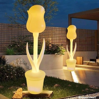 Đèn sàn hoa hoa tulip ngoài trời chống nước nhựa đứng 50000 giờ tuổi thọ