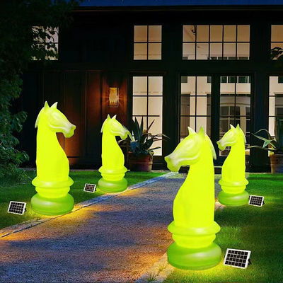 Seahorse Thay đổi hình dạng Màu sắc Garden Light Đèn LED nhựa sạc lại
