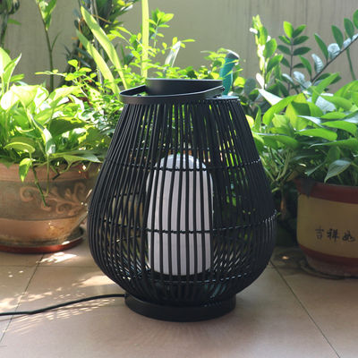 IP44 Đèn vườn rattan chống nước cho sàn cảnh quan ngoài trời