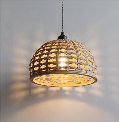 Vintage sáng tạo chùm rattan bóng đèn cho phòng ăn trong nhà