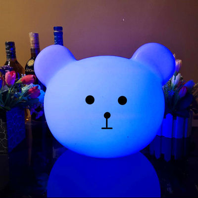 Mini Cute Bear Children Baby Indoor Decorative Portable LED Night Light Lamp Đèn sáng đêm