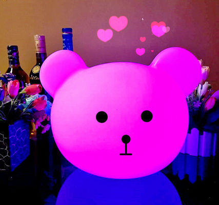 Mini Cute Bear Children Baby Indoor Decorative Portable LED Night Light Lamp Đèn sáng đêm