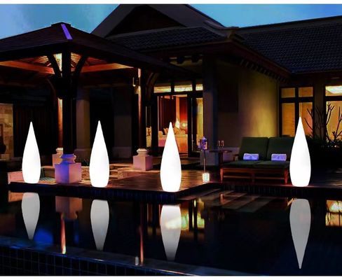 Ánh sáng nhựa đèn sàn Led cho trang trí bên ngoài vườn