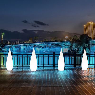 Ánh sáng nhựa đèn sàn Led cho trang trí bên ngoài vườn