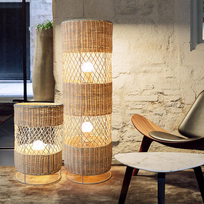 Đèn sàn rattan Led làm bằng tay Để trang trí phòng khách