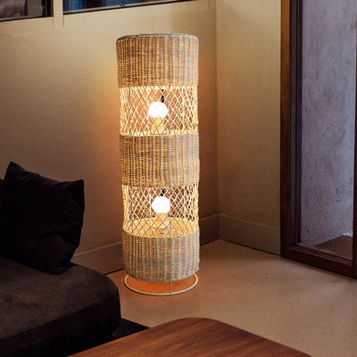 Đèn sàn rattan Led làm bằng tay Để trang trí phòng khách