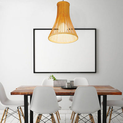 Đèn treo rattan tùy chỉnh, Đèn treo vải Bắc Âu cho ánh sáng trong nhà