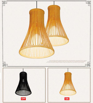 Đèn treo rattan tùy chỉnh, Đèn treo vải Bắc Âu cho ánh sáng trong nhà