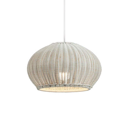 Đèn treo rattan đèn chùm chống nước cho cây ngoài trời