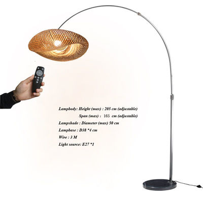 Điều khiển chuyển đổi đèn LED Rattan Rattan Light Shade