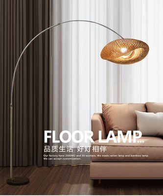 Chất lượng tốt nhất Thiết kế hiện đại kim loại đứng đèn đọc stand dẫn sáng tạo Đèn sàn đánh cá