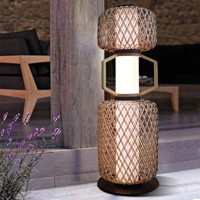 Đèn đứng rattan trang trí 3500K CCT Cho khách sạn dân cư