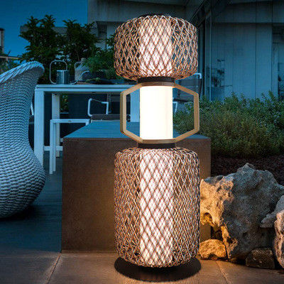 Đèn đứng rattan trang trí 3500K CCT Cho khách sạn dân cư