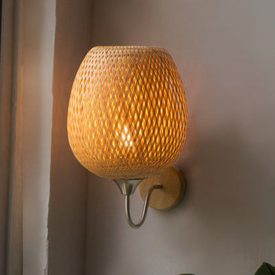Thiết kế nghệ thuật sáng tạo rattan tường ánh sáng bóng cho hành lang lối đi