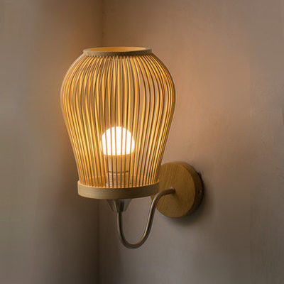 Thiết kế nghệ thuật sáng tạo rattan tường ánh sáng bóng cho hành lang lối đi