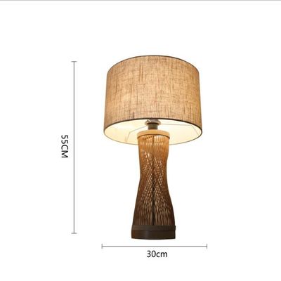 Vũ khí đèn bàn rattan, đèn bàn treo cho trang trí nội thất