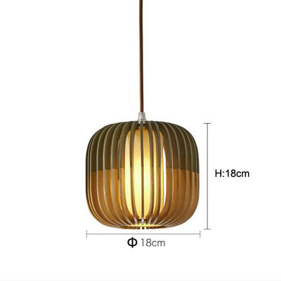 Nodic Rattan Pendant Light Chandelier Switch Control Cho trang trí nhà