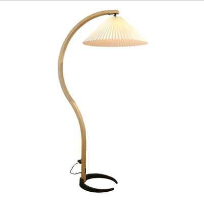Creative Pleated Rattan Standing Lamp cho phòng ngủ phòng khách