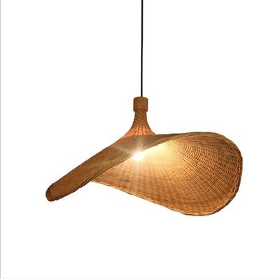 Chiếc mũ hình ánh sáng chùm đèn trang trí đèn treo rattan cho câu lạc bộ cửa hàng