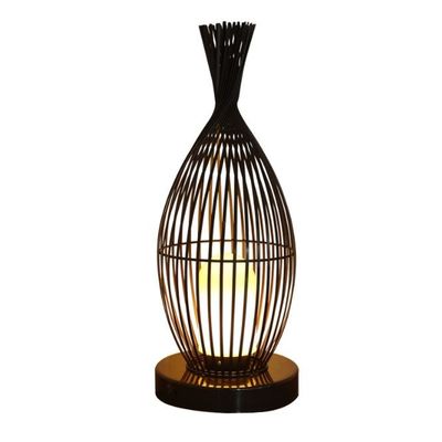 Đèn sàn rattan chống nước cho ban công ngoài trời