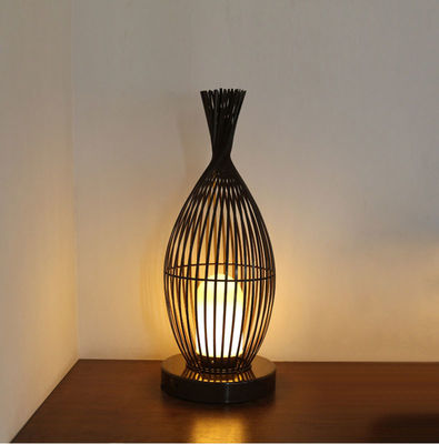 Đèn sàn rattan chống nước cho ban công ngoài trời