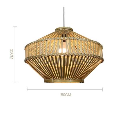 3500K Retro Cây treo dệt đèn treo cho phòng khách trong nhà