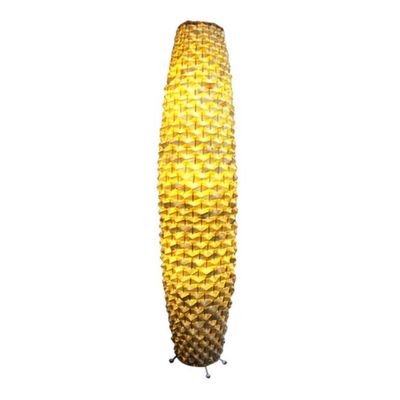 Rattan đèn sàn dệt bamboo 3500K cho phòng khách nhà ở
