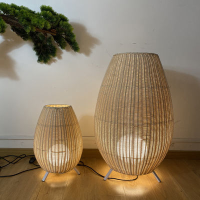 35cm/45cm/78cm/128cm chiều cao đèn đứng nghệ thuật đèn sàn rattan wicker
