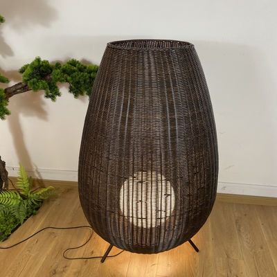 35cm/45cm/78cm/128cm chiều cao đèn đứng nghệ thuật đèn sàn rattan wicker