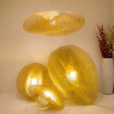 Rattan Đèn treo trần Đèn treo trần trần trần tròn đèn bóng đèn