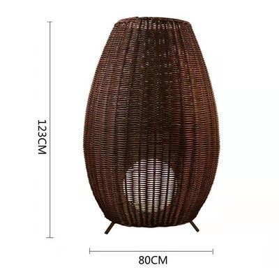Máy làm bằng tay Wicker Rattan Pendant Chandelier 150 độ Beam Angle Switch Control