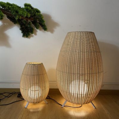 Đèn sàn Led Rattan thiết kế hiện đại
