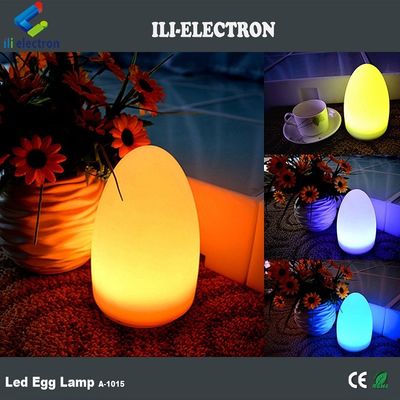 Điều khiển từ xa Đèn đêm hình trứng IP65 Kiểm soát nước PE Vật liệu nhựa