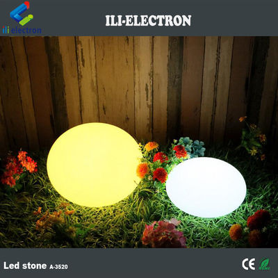 16 màu thay đổi nhựa LED Glow Rock