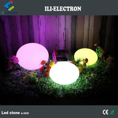 16 màu thay đổi nhựa LED Glow Rock