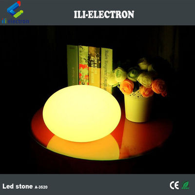 16 màu thay đổi nhựa LED Glow Rock