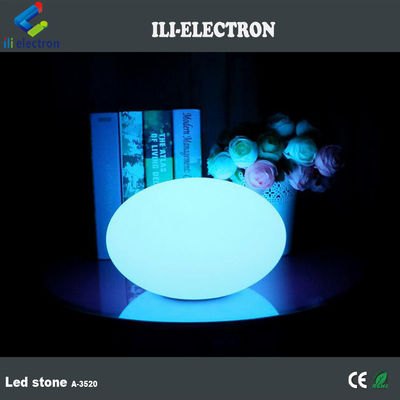 16 màu thay đổi nhựa LED Glow Rock