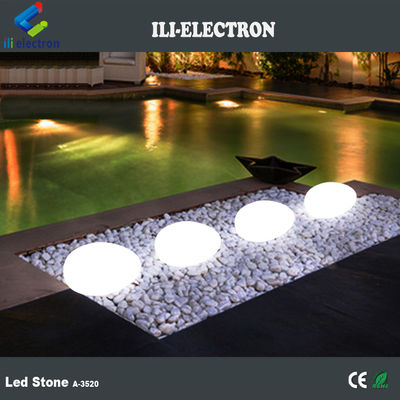 16 màu thay đổi nhựa LED Glow Rock