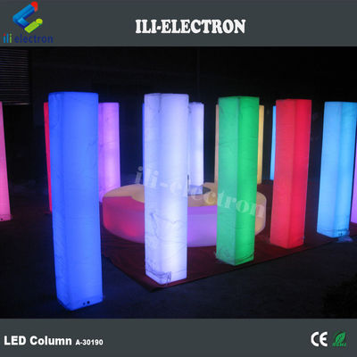 PE Cột cưới trang trí bằng nhựa chiếu sáng Cột cưới chiếu sáng