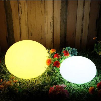 PE nhựa LED đá ánh sáng chống nước Sửa đổi màu tái sạc cho trang trí nhà